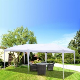 3 x 6m Home Use Outdoor Camping Waterproof Folding Tent with Carry Bag White