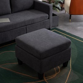 Double Chaise Longue Combination Sofa Dark Grey