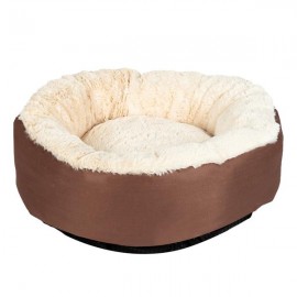[US-W][HOBBYZOO] Pet Dog Cat Bed  Warm Soft Nest Round Brown