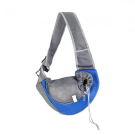 Pet Dog Cat Puppy Carrier Comfort Travel Tote Shoulder Bag Sling Backpack Blue L