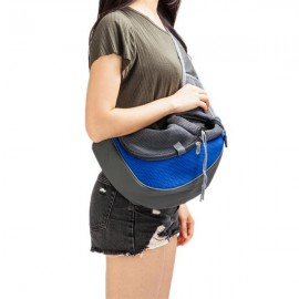 Pet Dog Cat Puppy Carrier Comfort Travel Tote Shoulder Bag Sling Backpack Blue S