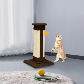 【HOBBYZOO】 21" Cat Climb Holder Tower Cat Tree Coffee